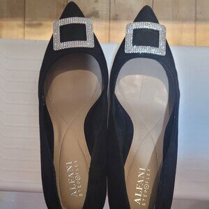 Alfani Jerison Womens Faux Suede Comfort Pumps